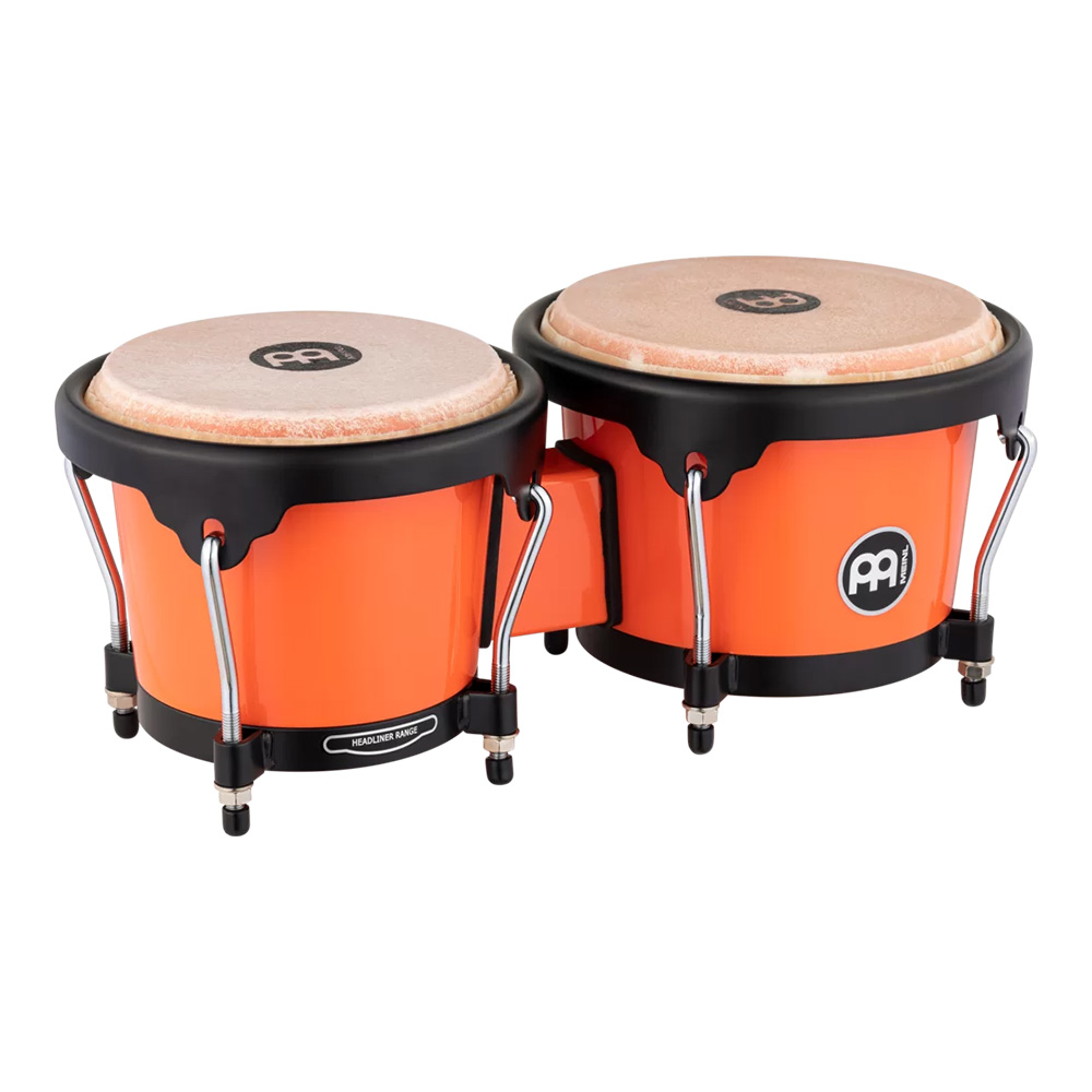 MEINL <br>Journey Series Bongo - Electric Coral [HB50EC]