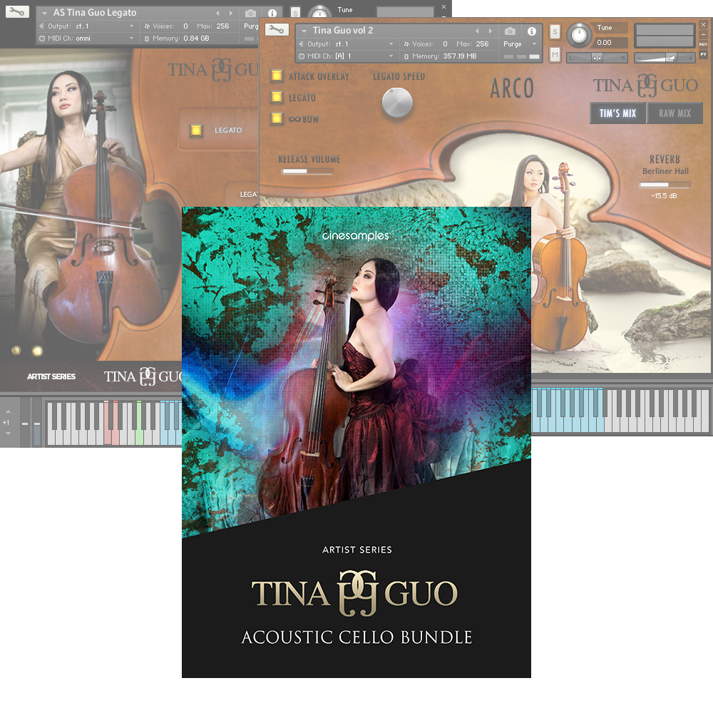 Cinesamples <br>Tina Guo Acoustic Cello Bundle