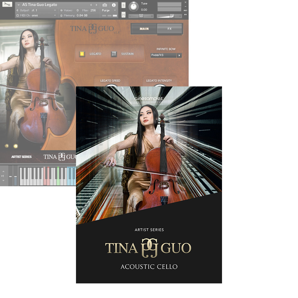 Cinesamples <br>Tina Guo Acoustic Cello Legato