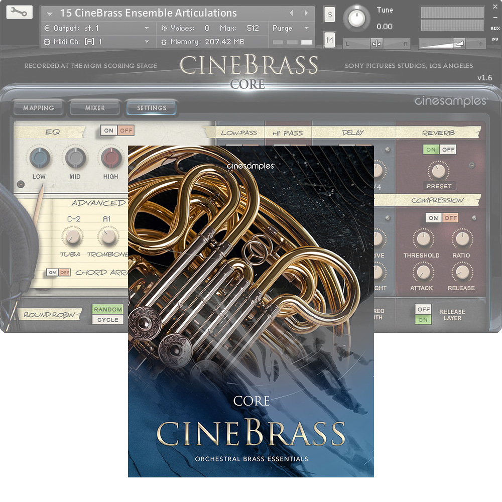 Cinesamples <br>CineBrass Core