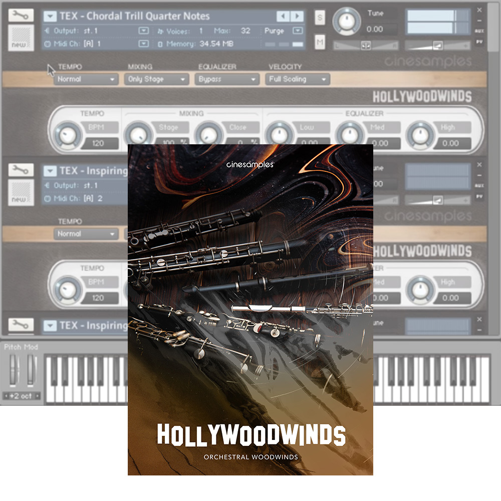 Cinesamples <br>Hollywoodwinds