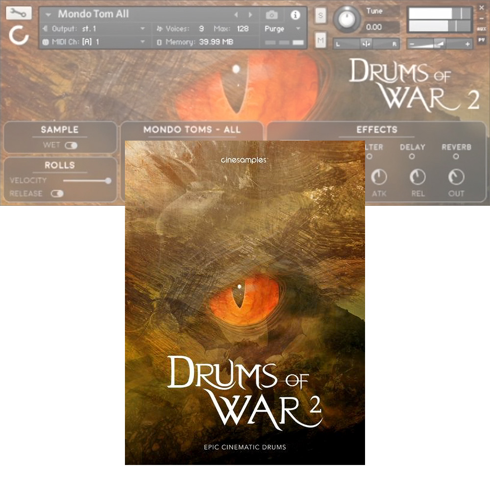 Cinesamples <br>Drums of War 2