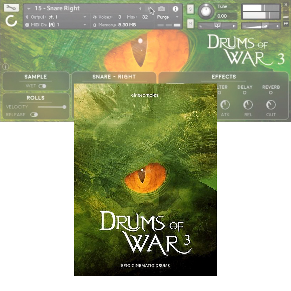 Cinesamples <br>Drums of War 3