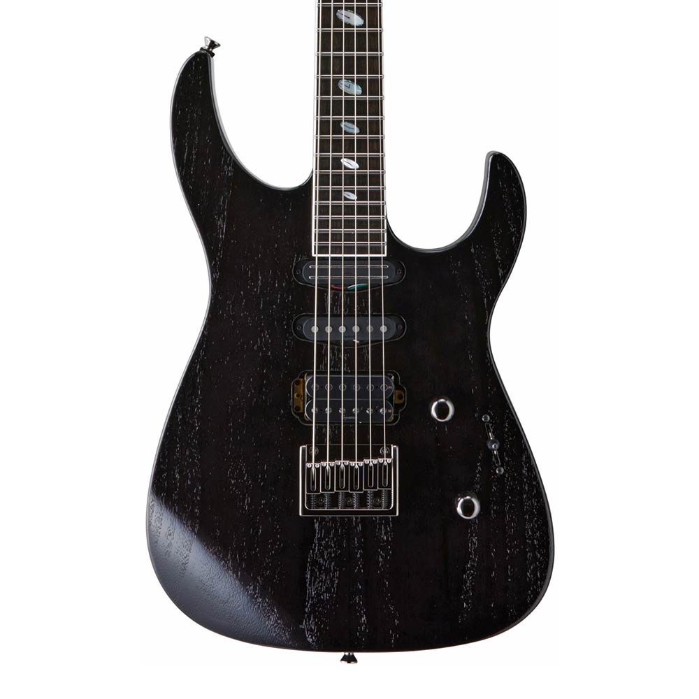 Caparison Guitars <br>Dellinger-WB-FX EF Transparent Charcoal Black