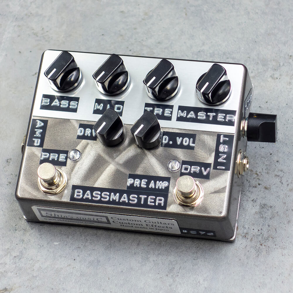 Shin's Music <br>Bass Master Preamp Black Scratch