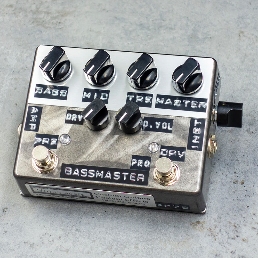 Shin's Music <br>Bass Master Preamp Pro Black Scratch