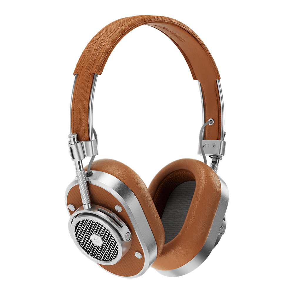 MASTER & DYNAMIC <br>MH40-W Gen 2 Over-Ear Headphones Silver/Brown [MH40S2-W2]