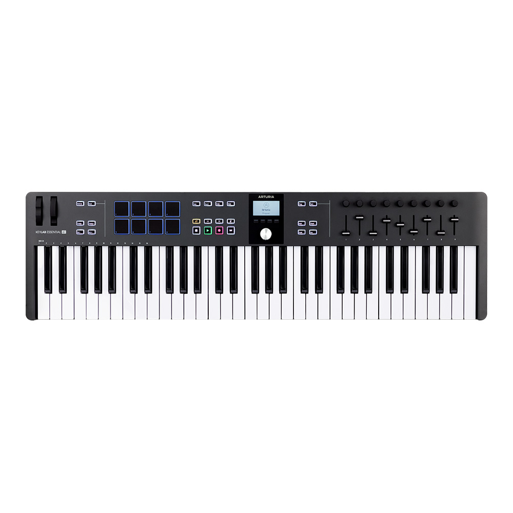 Arturia <br>KeyLab Essential 61 mk3 Black