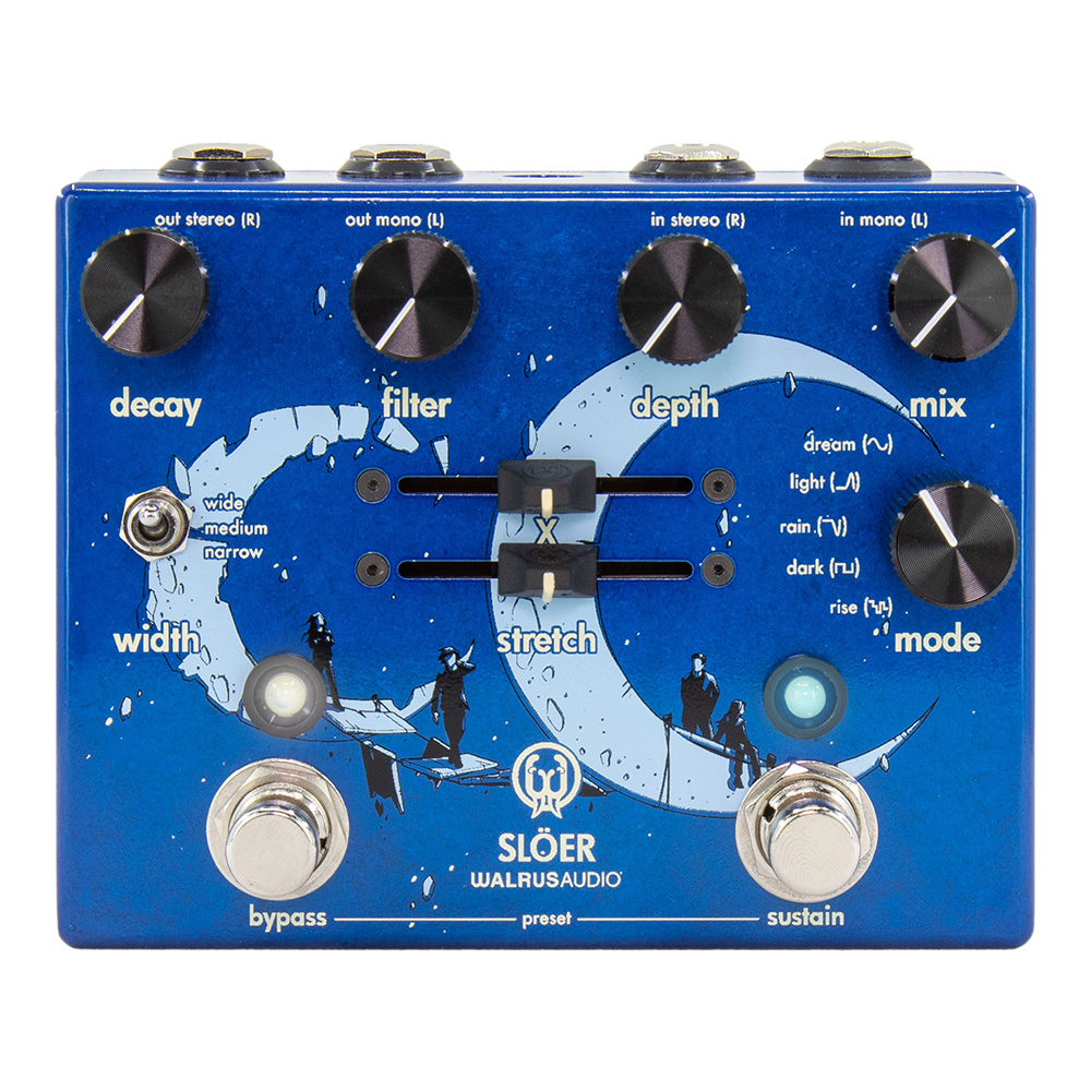 WALRUS AUDIO <br>Sl&#246;er Stereo Ambient Reverb [WAL-SLOER #BL]