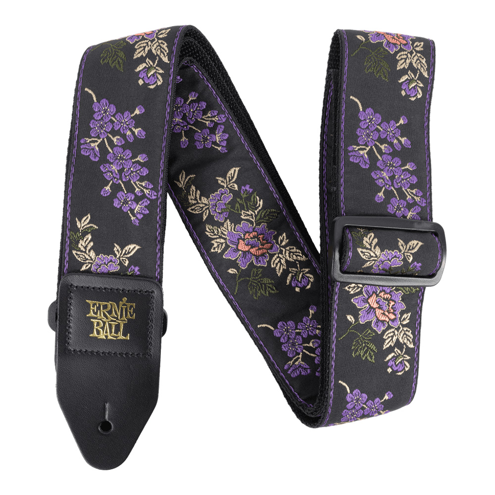 ERNIE BALL <br>#5364 Classic Jacquard Guitar Strap/Bass Strap - Lavender Blossom