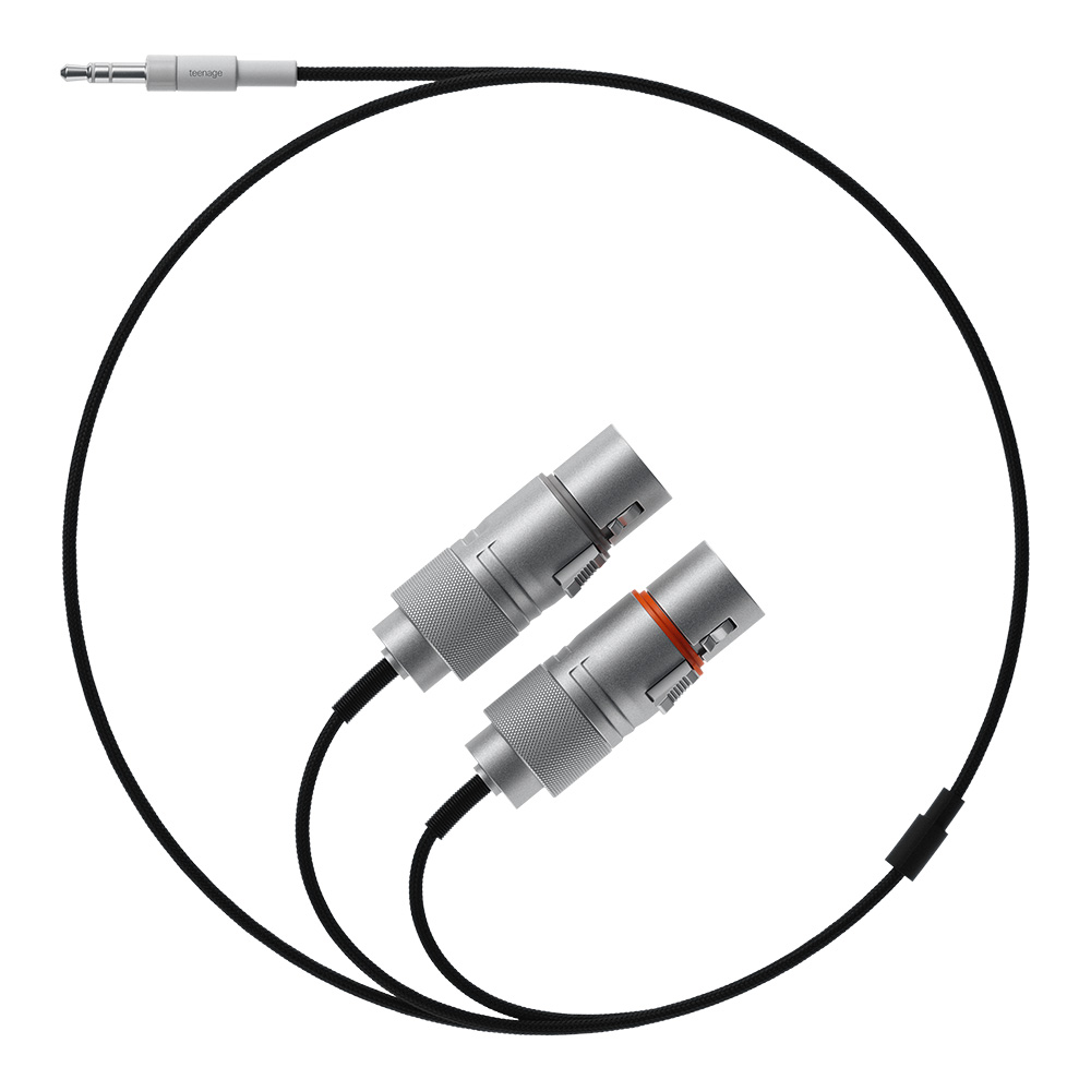 teenage engineering <br>field audio cable 3.5mm to 2 x XLR (socket)