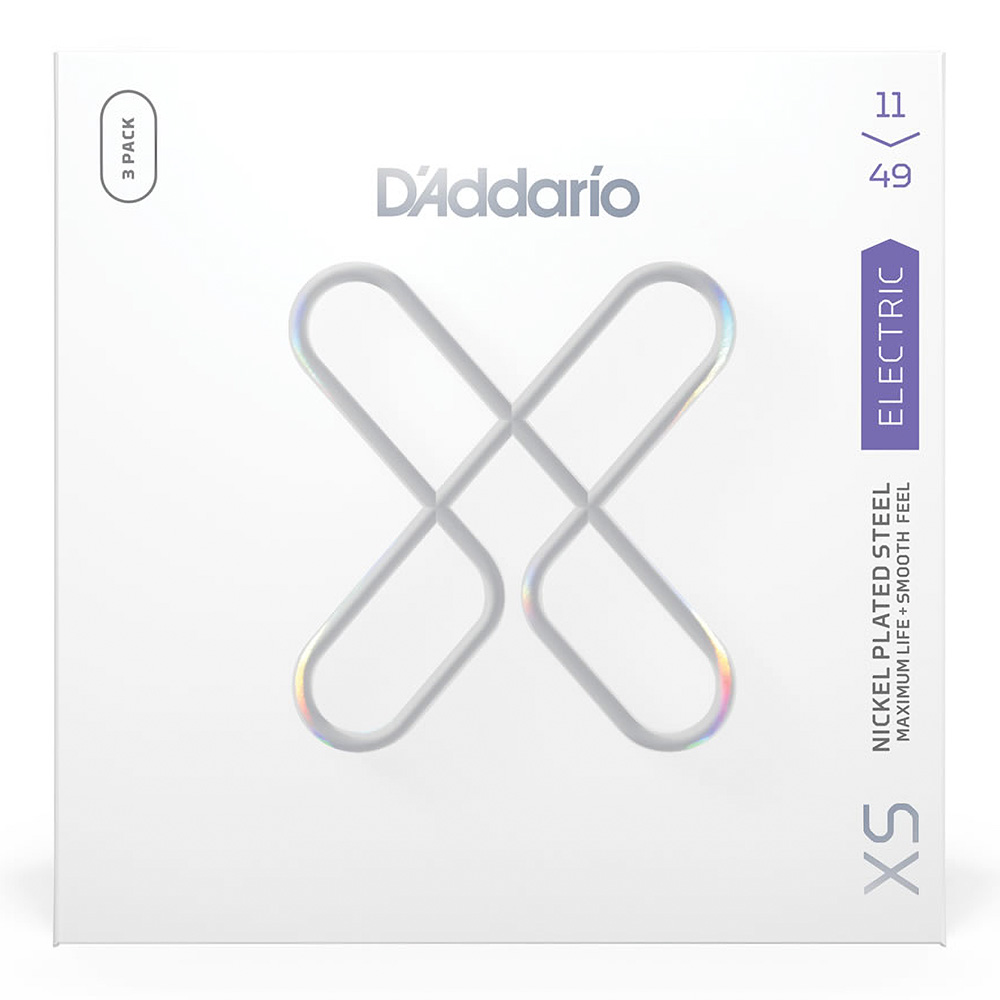 D'Addario <br>XSE1149-3P [XS Nickel Round Wound, Medium 11-49][3pack]