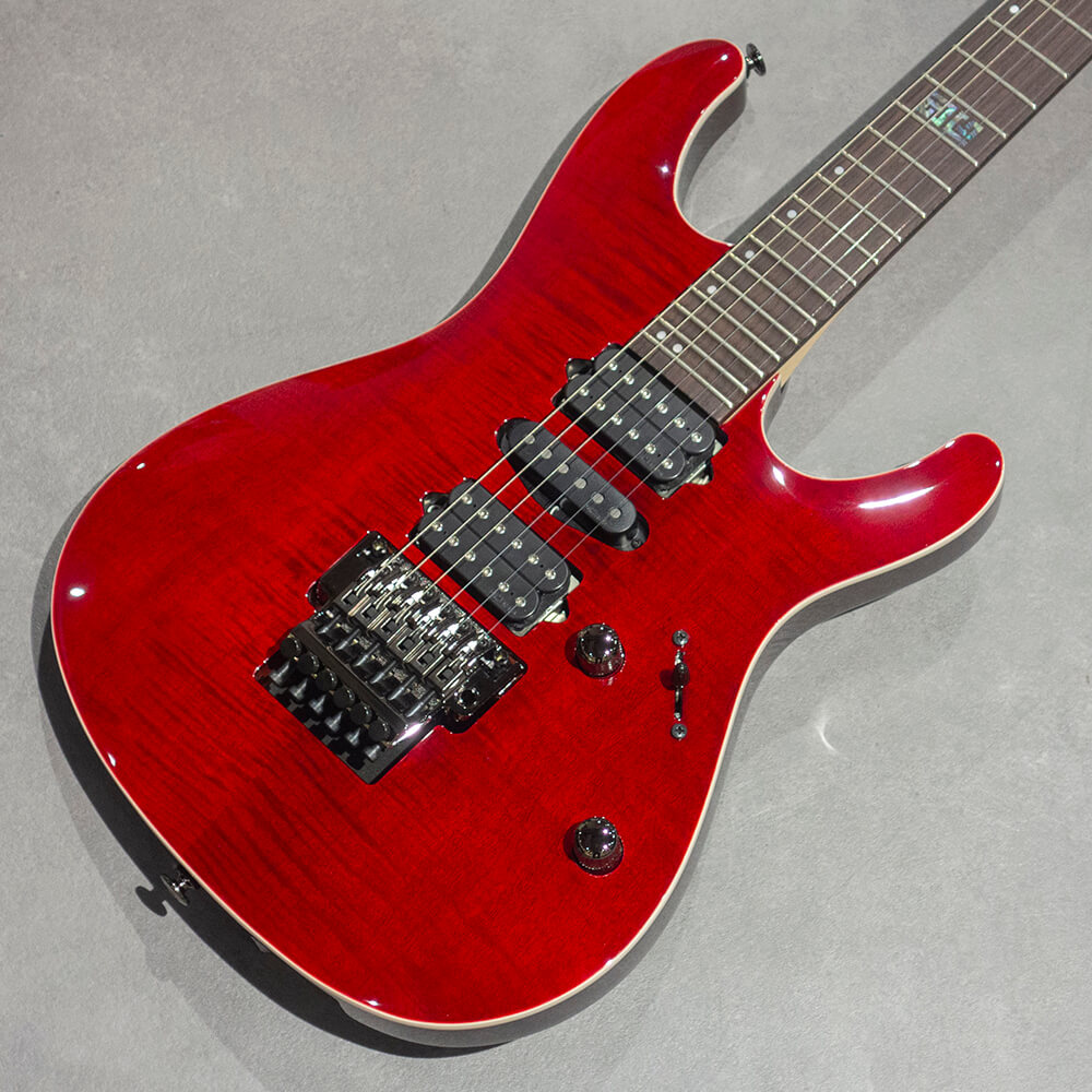 Ibanez <br>SIGNATURE MODEL Kiko Loureiro KIKO100-TRR (Transparent Ruby Red)