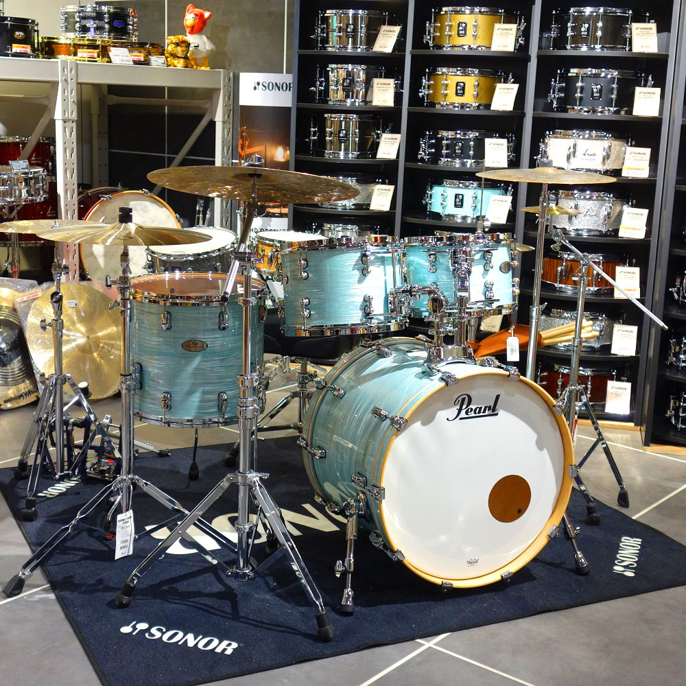 Pearl <br>REFERENCE Series Drum Set #414 Ice Blue Oyster