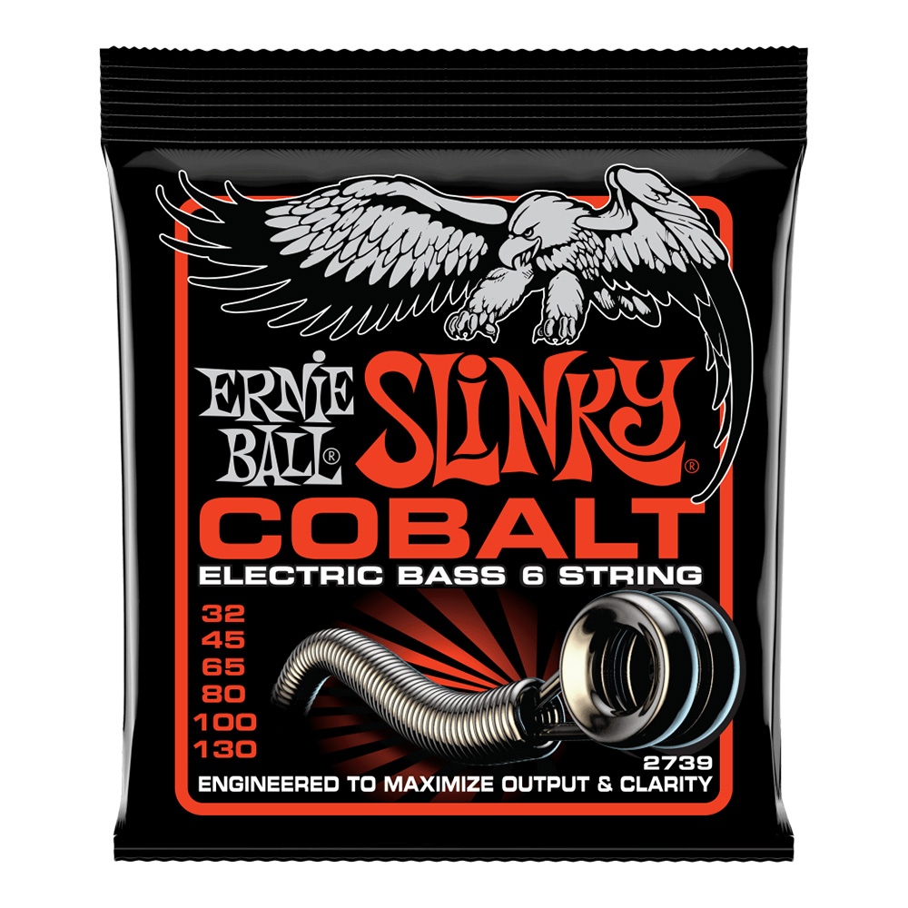 ERNIE BALL <br>#2739 Slinky Cobalt 6-String 32-130