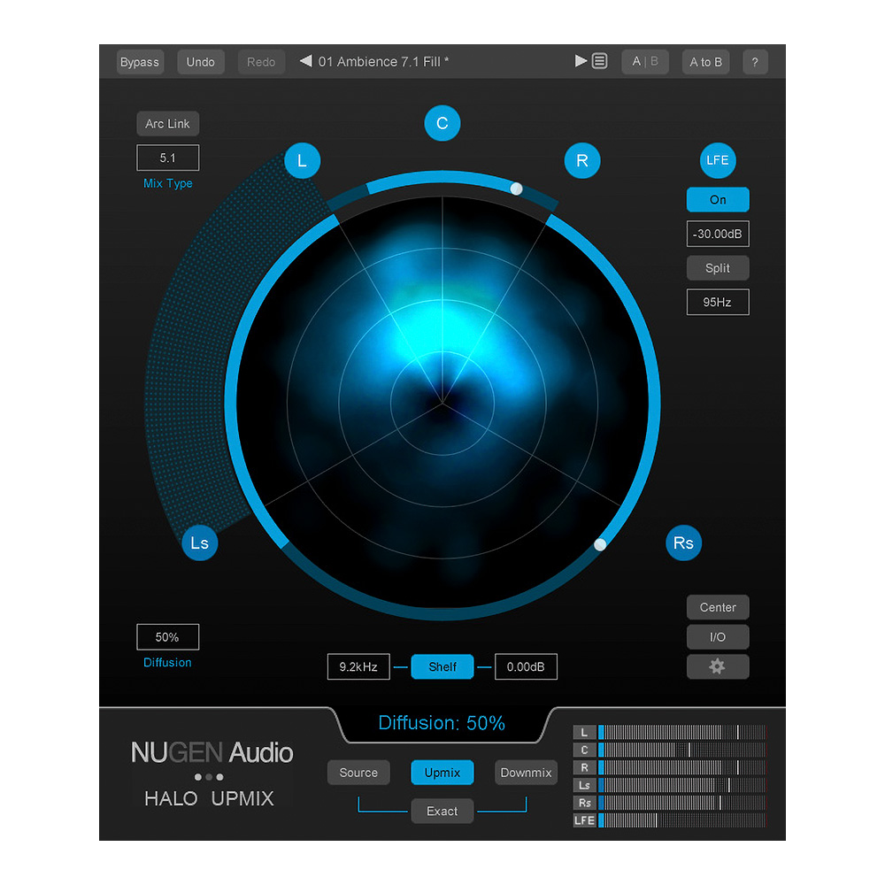 NUGEN Audio <br>Halo Upmix with 3D Immersive extension