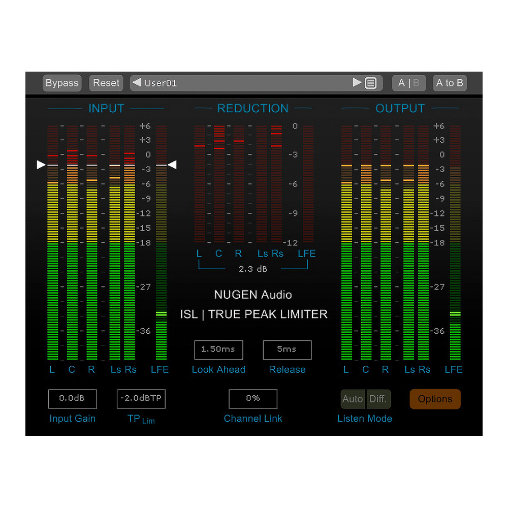 NUGEN Audio <br>ISL 2 | True Peak Limiter