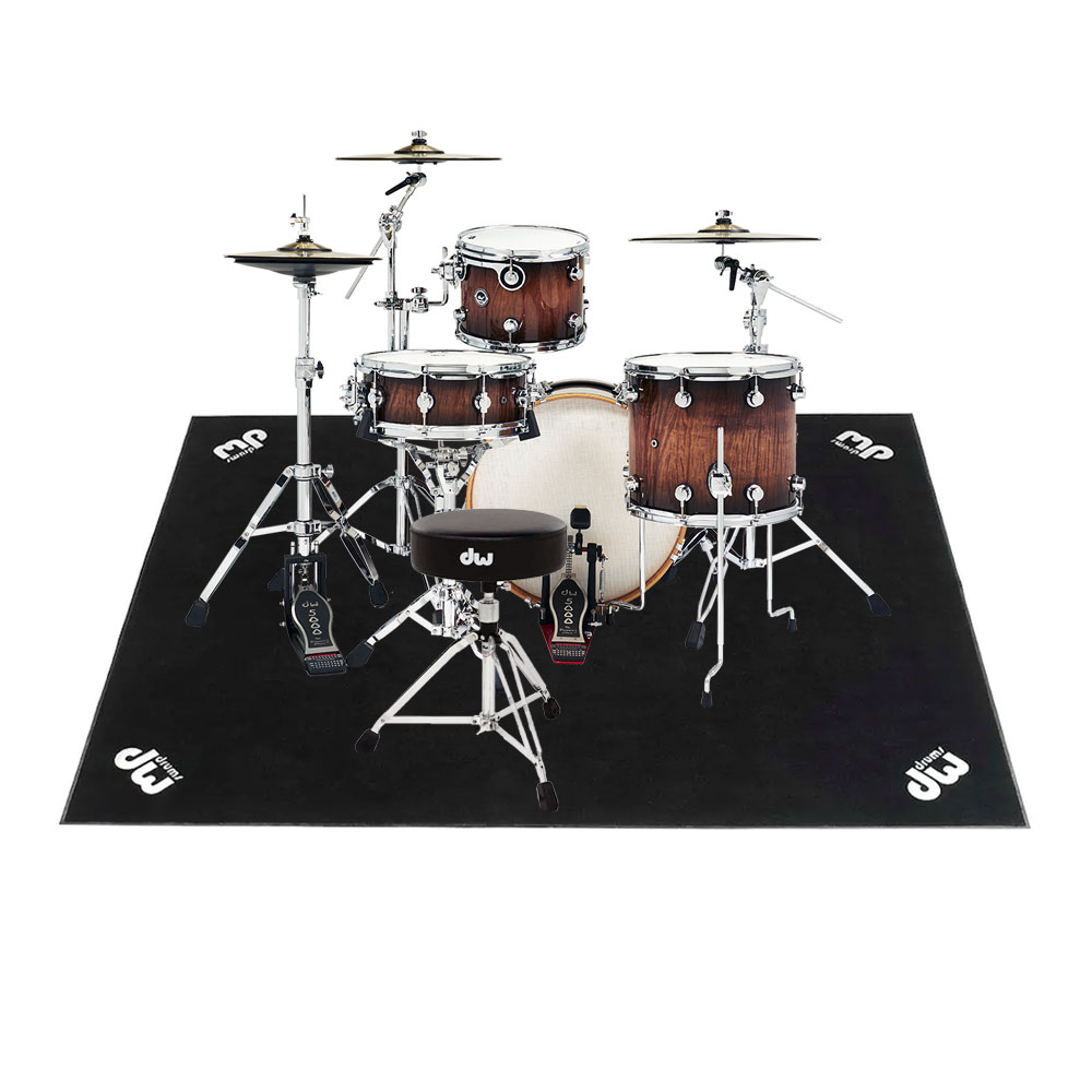 dw <br>DWe 4-Piece Complete Bundle Kit Candy Black Burst over Curly Maple Exotic Plus set