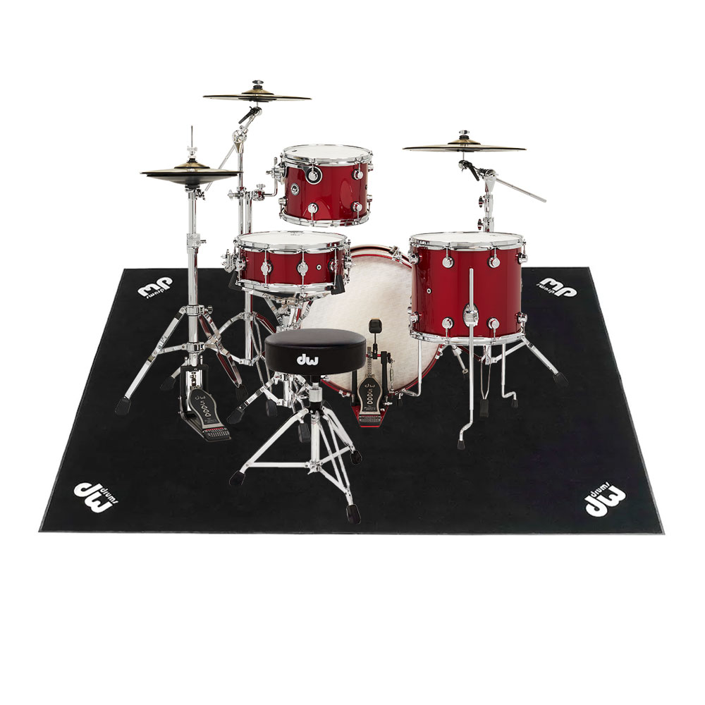 dw <br>DWe 4-Piece Complete Bundle Kit Black Cherry Metallic Lacquer Plus set