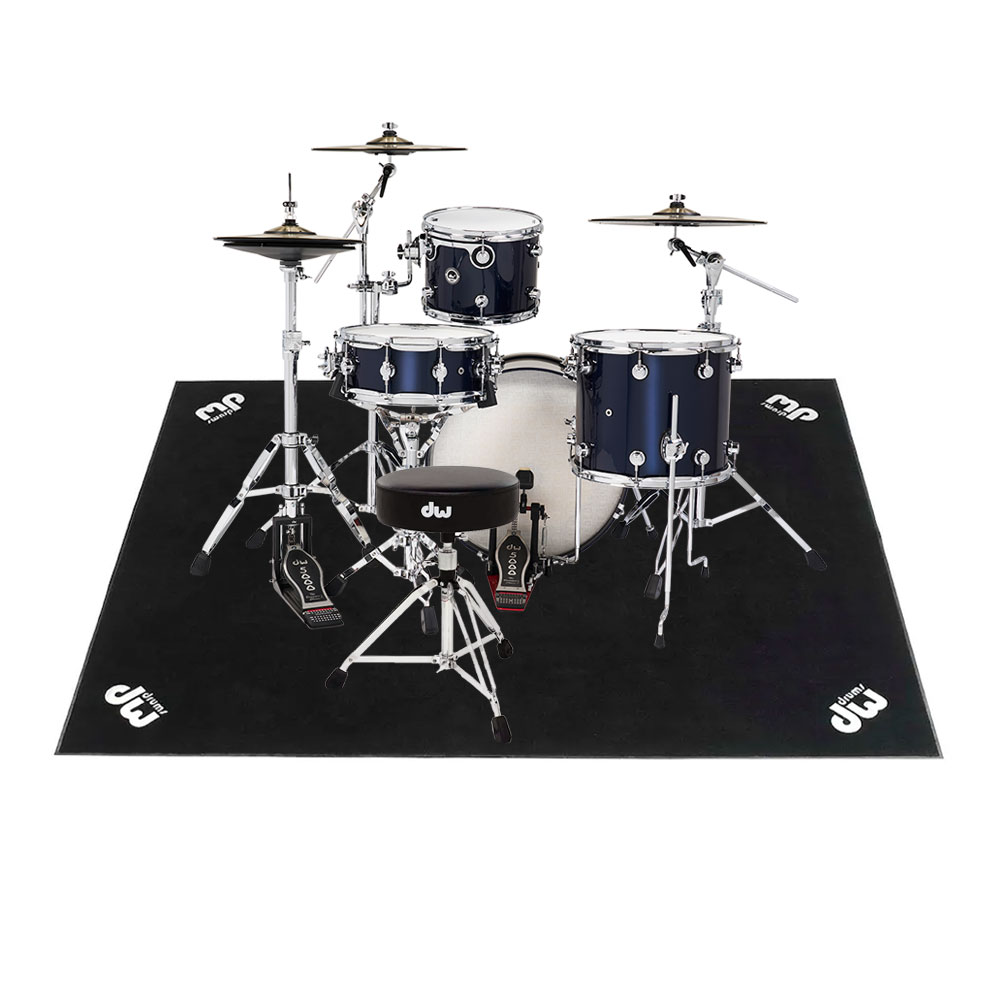 dw <br>DWe 4-Piece Complete Bundle Kit Midnight Blue Metallic Lacquer Plus set