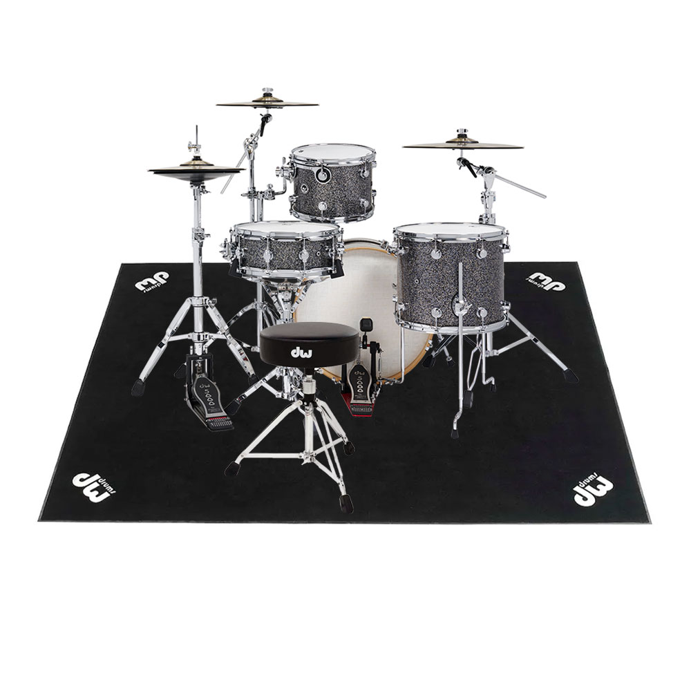 dw <br>DWe 4-Piece Complete Bundle Kit Black Galaxy FinishPly&#8482; Plus set