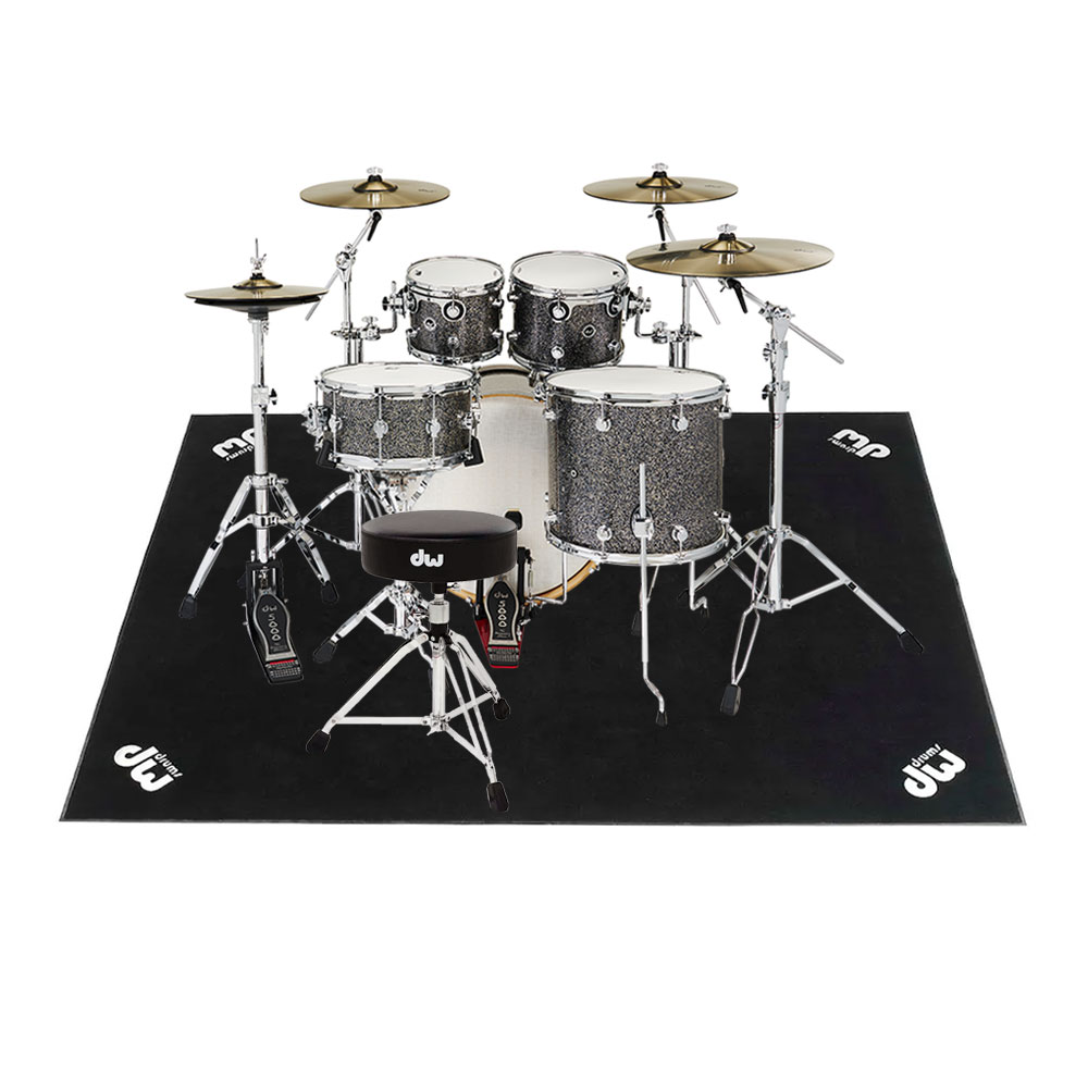 dw <br>DWe 5-Piece Complete Bundle Kit Black Galaxy FinishPly&#8482; Plus set