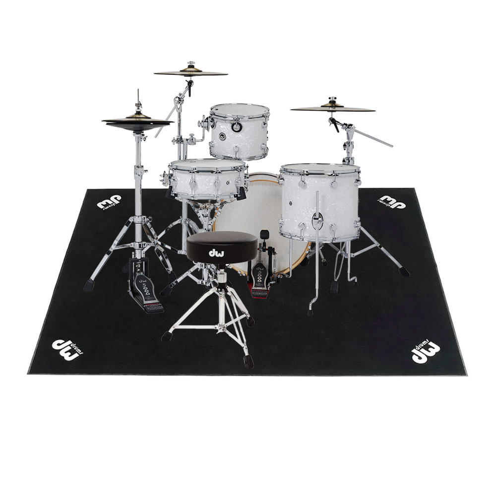 dw <br>DWe 4-Piece Complete Bundle Kit White Marine Pearl FinishPly&#8482; Plus set