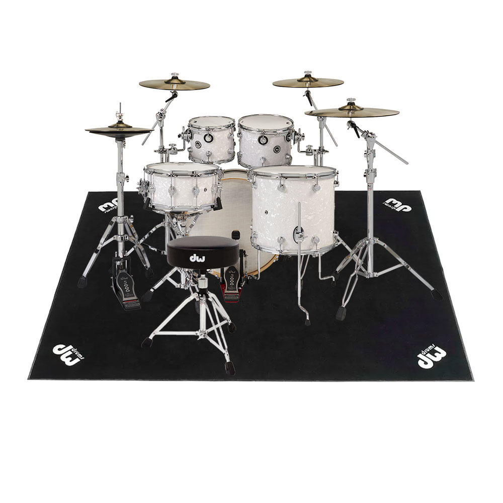 dw <br>DWe 5-Piece Complete Bundle Kit White Marine Pearl FinishPly&#8482; Plus set