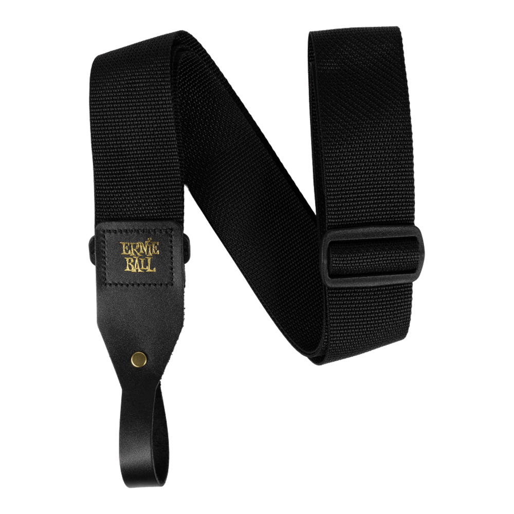 ERNIE BALL <br>#5365 Acoustic Guitar Strap - Black