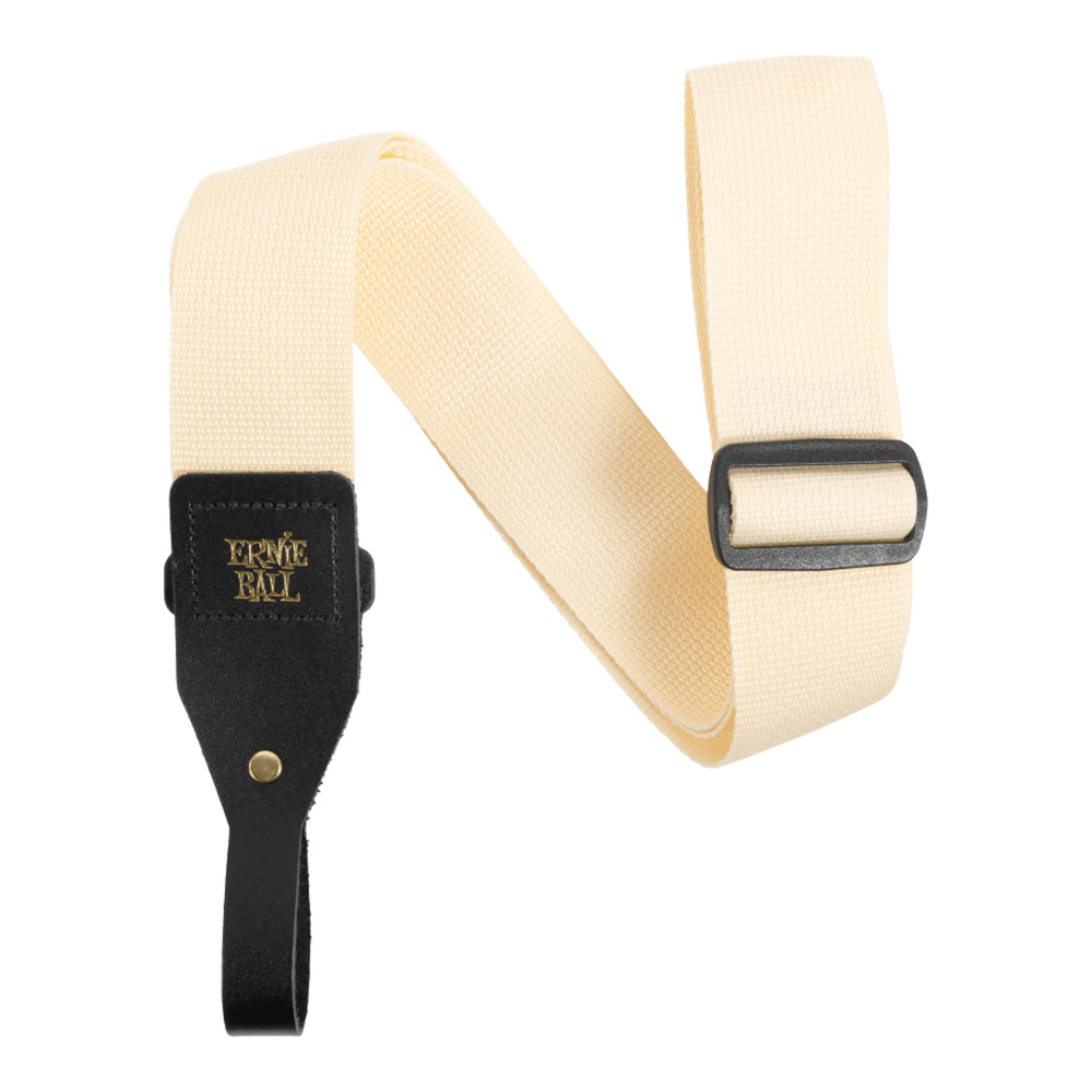 ERNIE BALL <br>#5368 Acoustic Guitar Strap - Cream