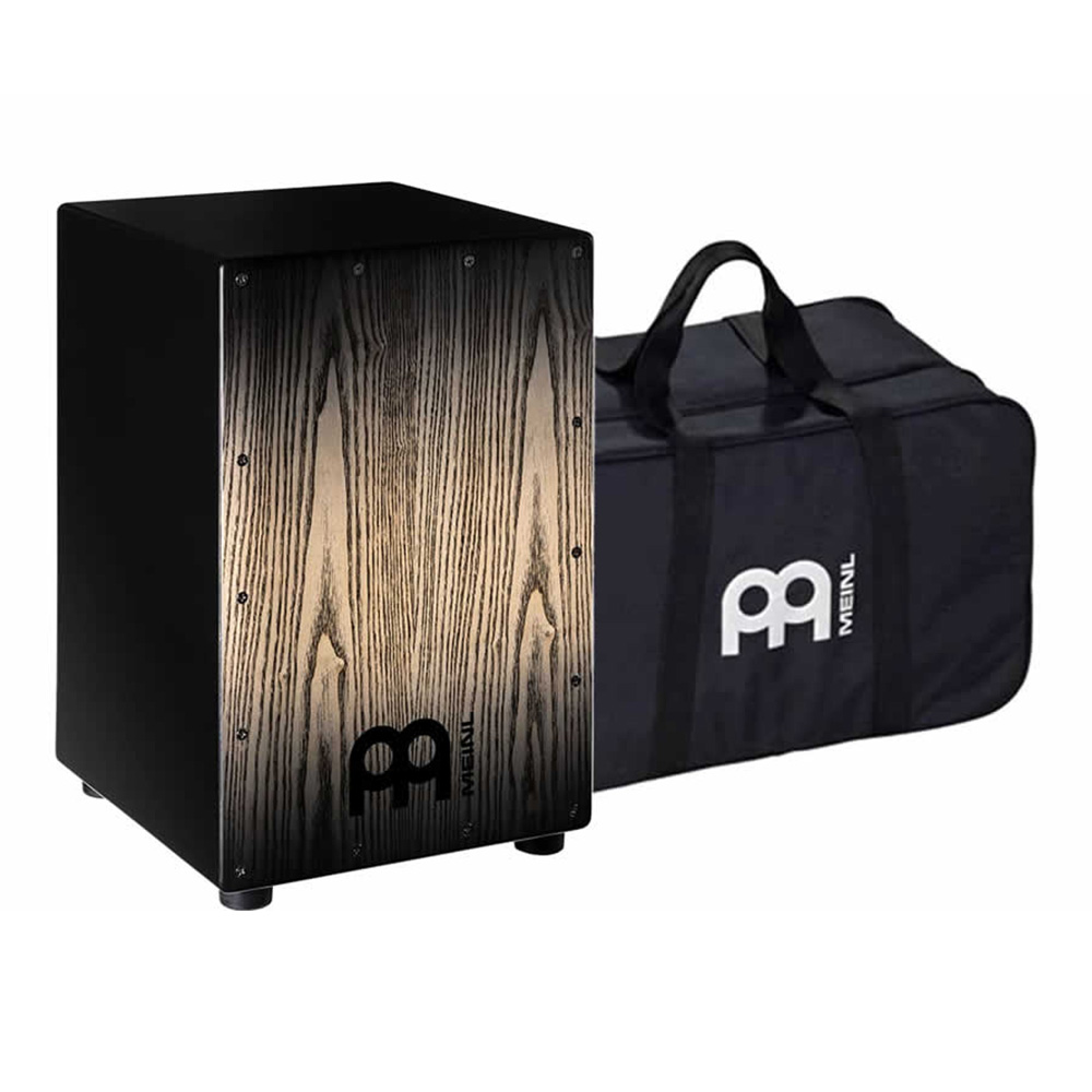 MEINL <br>Headliner Series Snare Cajon, Charcoal Black Fade [MCAJ100BK-CBF+]