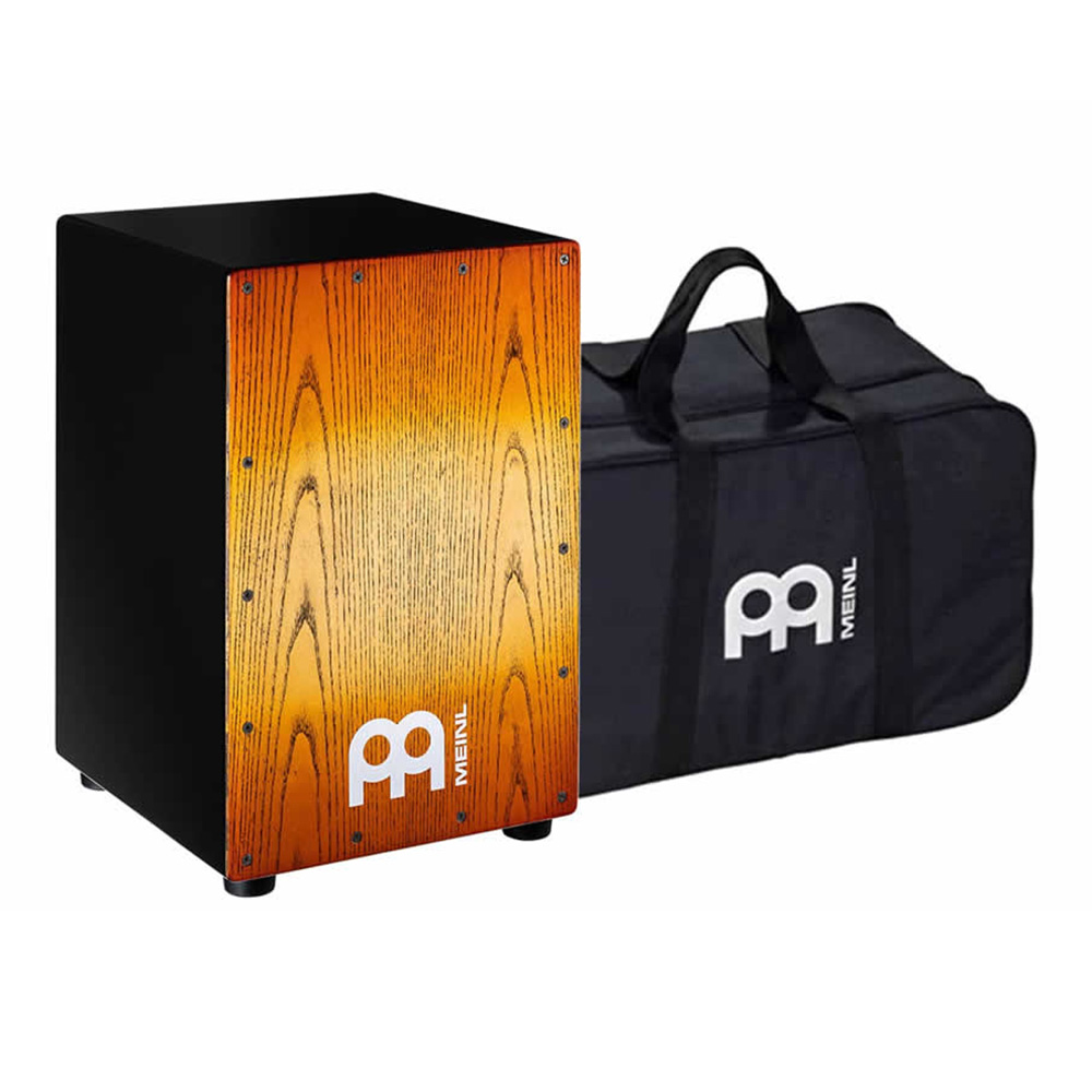 MEINL <br>Headliner Series Snare Cajon, Sonoran Amber Fade [MCAJ100BK-SAF+]