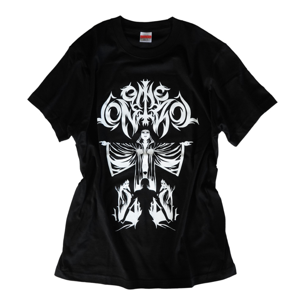One Control <br>デスメタル風ロゴ Tシャツ ブラック XL
