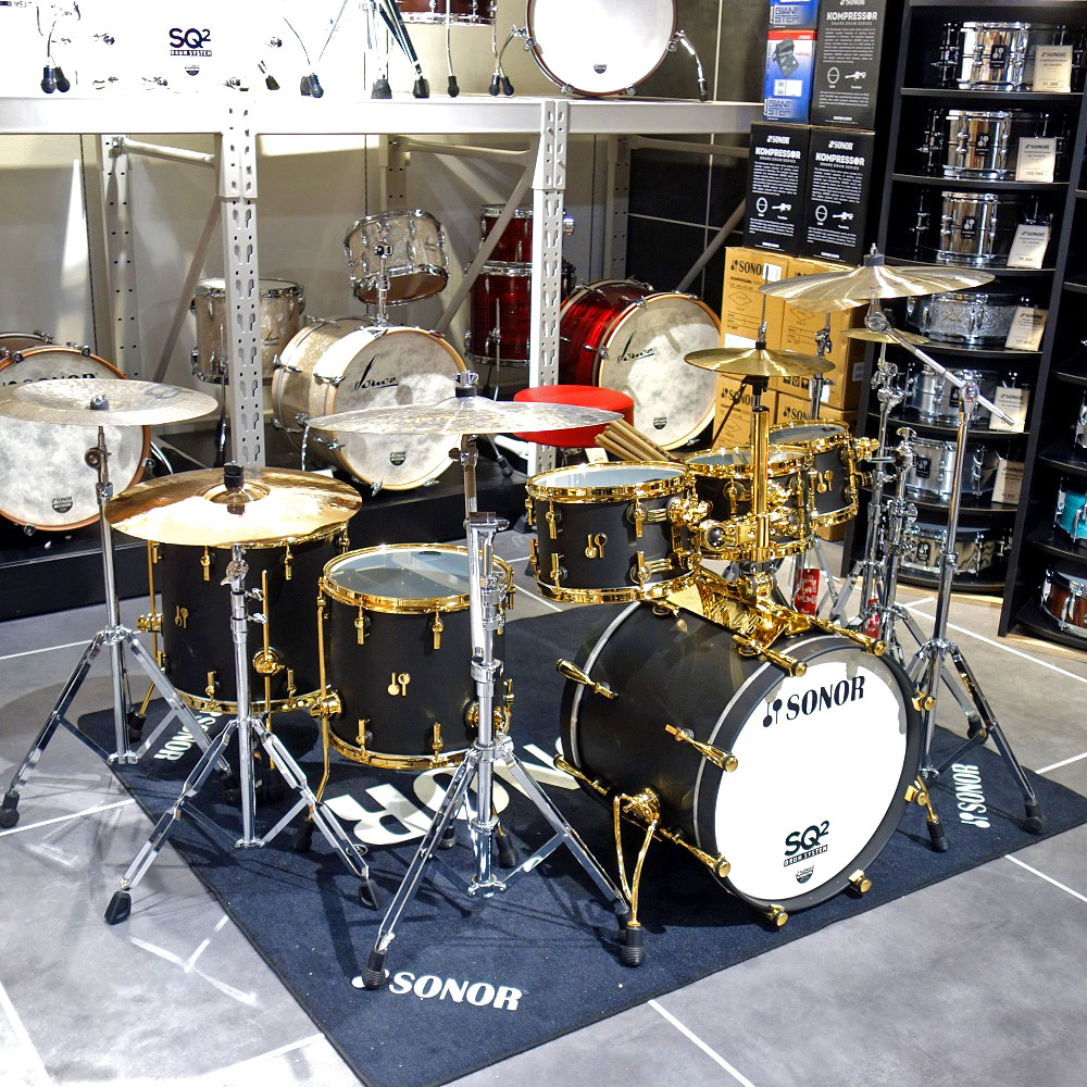 SONOR <br>SQ2 Series Custom Order Drum Set DARK SATIN BIRCH