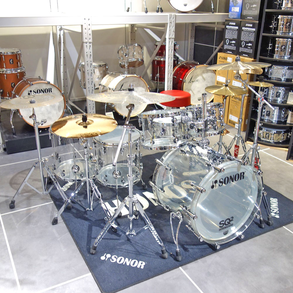 SONOR <br>SQ2 Series Custom Order Drum Set X-RAY ACRYLIC