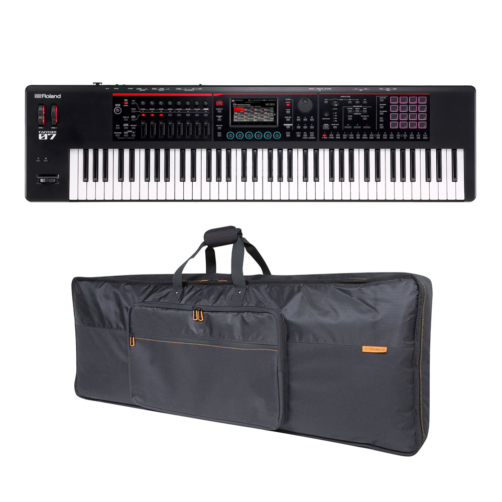 ほぼ新品 Roland ローランド キーボードバッグ CB-B76 ブラック Roland - CB-B76 | Black Series Keyboard Bag