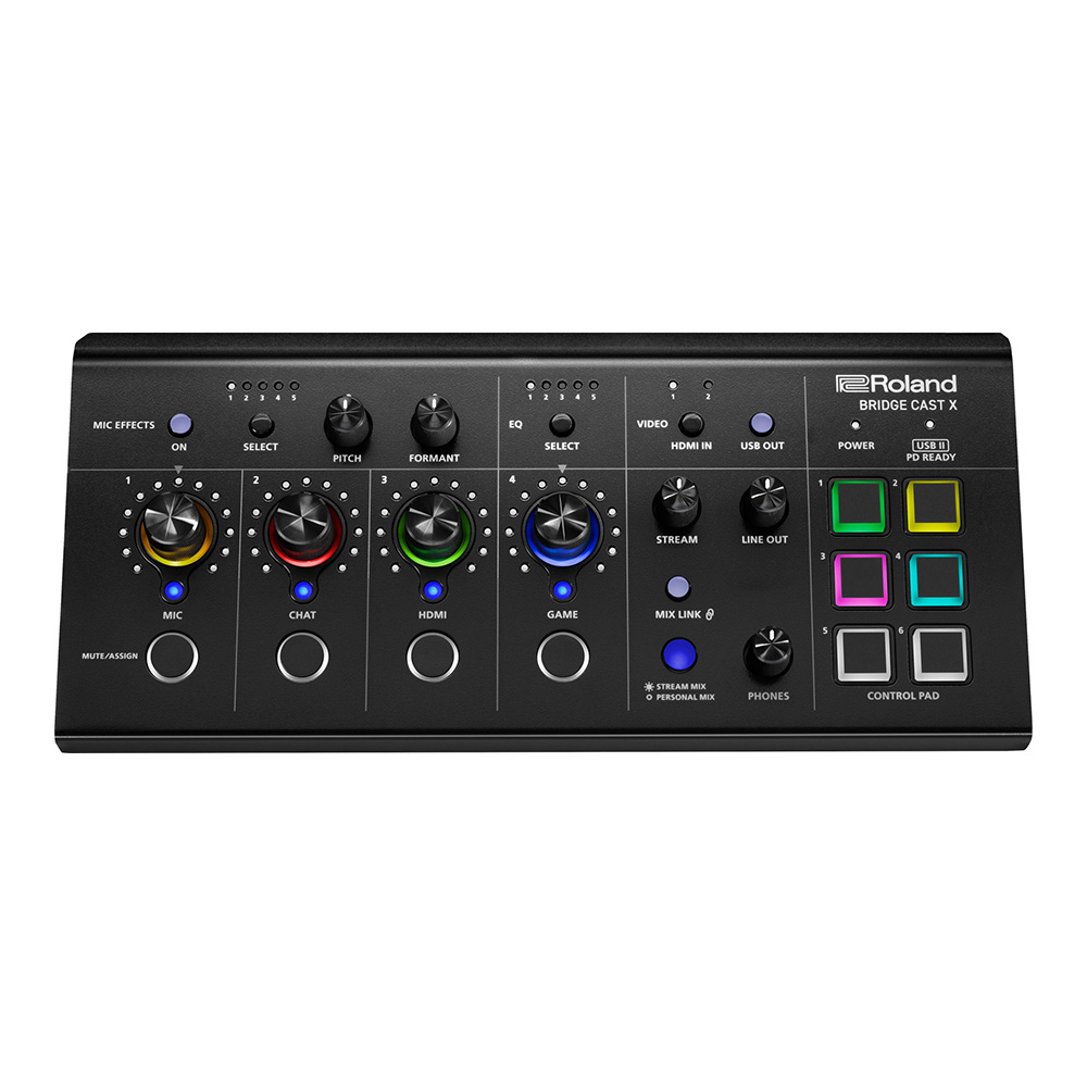 Roland <br>BRIDGE CAST X Dual Bus Streaming Mixer and Video Capture