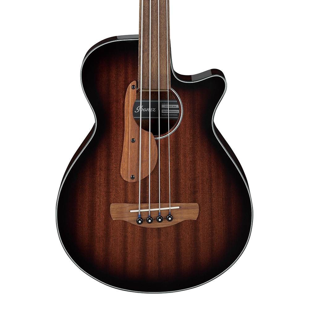 Ibanez <br>ACOUSTIC BASS AEGB24FE-MHS (Mahogany Sunburst High Gloss)