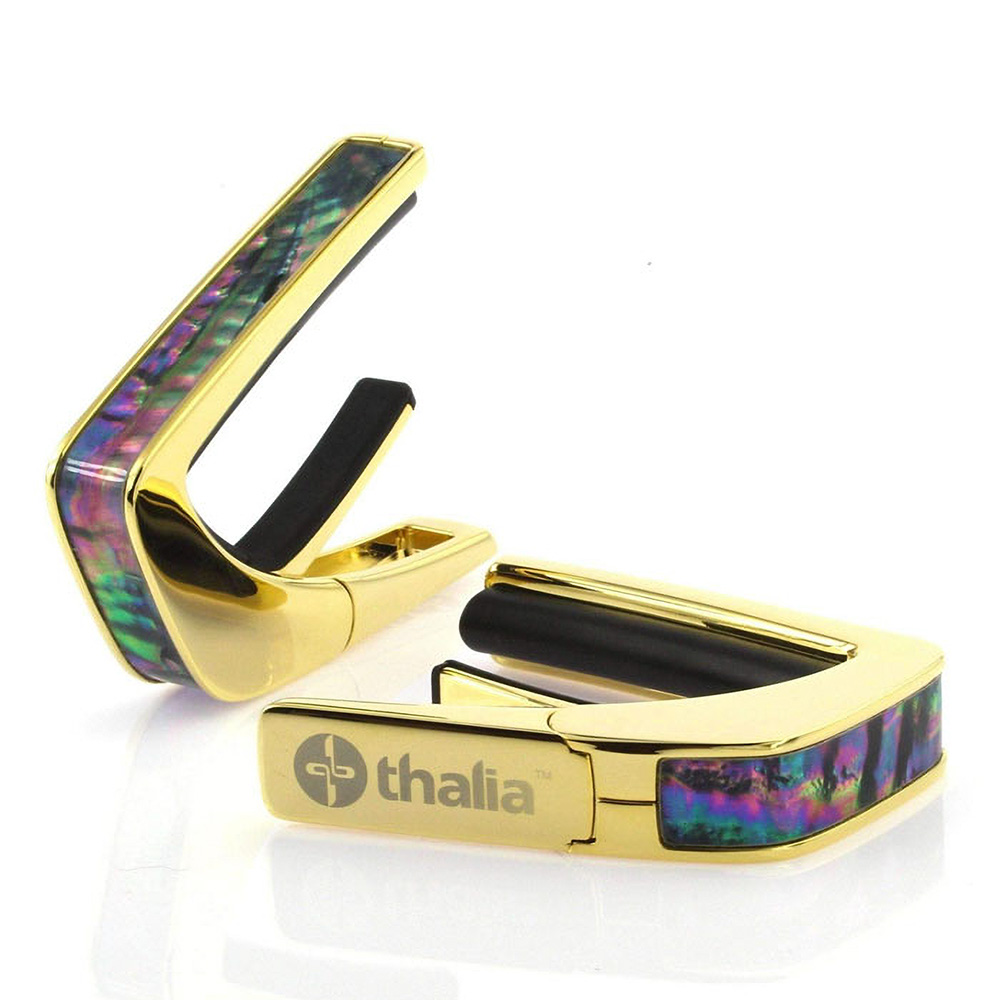 Thalia Capo <br>Exotic Shell / Black Ripple / 24K Gold