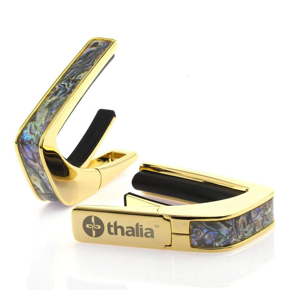 Thalia Capo <br>Exotic Shell / Dragon Abalone / 24K Gold