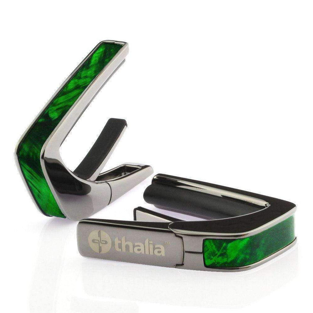 Thalia Capo <br>Exotic Shell / Green Angel Wing / Black Chrome