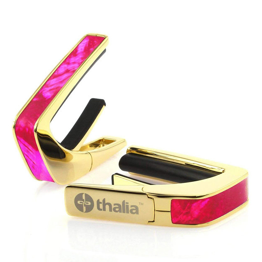 Thalia Capo <br>Exotic Shell / Pink Angel Wing / 24K Gold