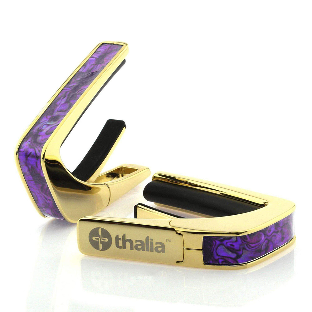 Thalia Capo <br>Exotic Shell / Purple Paua / 24K Gold