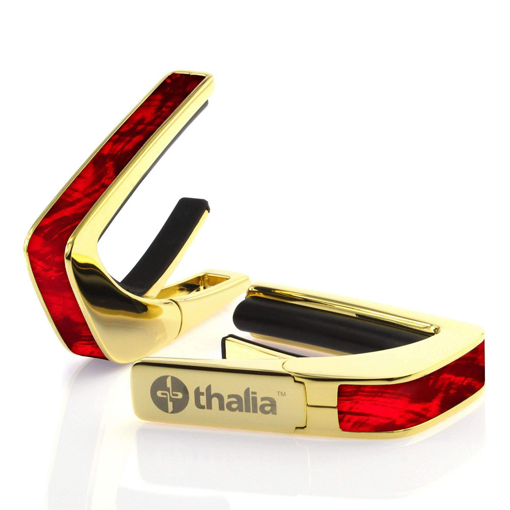 Thalia Capo <br>Exotic Shell / Red Angel Wing / 24K Gold