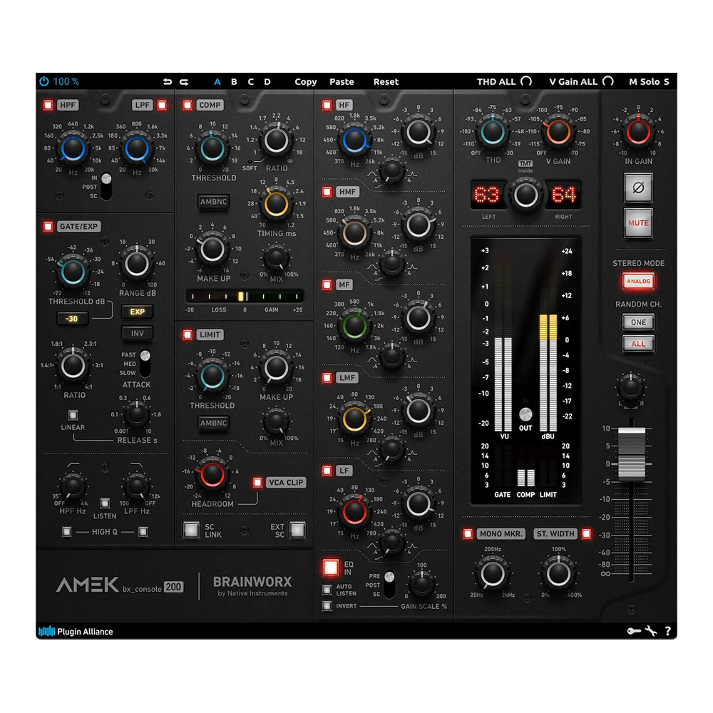 Plugin Alliance <br>Brainworx bx_console AMEK 200