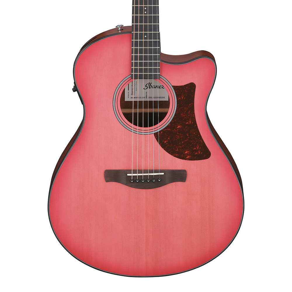 Ibanez <br>Advanced Acoustic Auditorium AAM50CE-CRO (Coral Red Burst Open Pore)