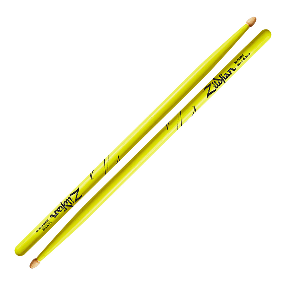 Zildjian <br>Z5AACDGY [Hickory Series / 5A Acorn Wood - Neon Yellow] 6yA