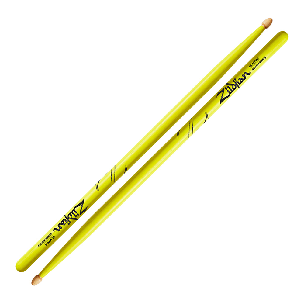 Zildjian <br>Z5AACDGY [Hickory Series / 5A Acorn Wood - Neon Yellow] 6yA