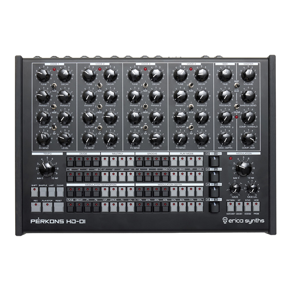 Erica Synths <br>P&#274;RKONS HD-01 BLACK