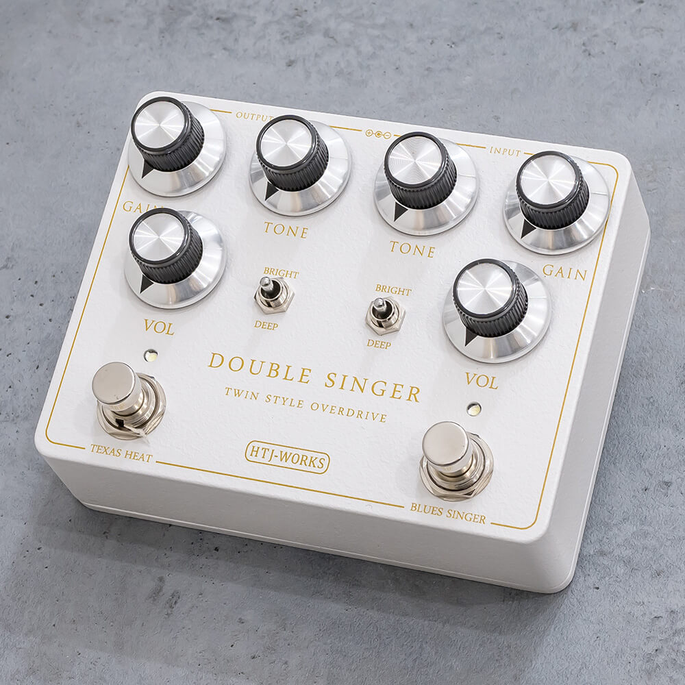 HTJ-WORKS <br>DOUBLE SINGER -TWIN STYLE OVERDRIVE- White